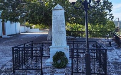 Έγινε κατάθεση στεφάνου στο Πυργί