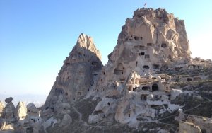 Uçhisar town, Cappadocia 