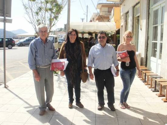Από νωρίς στο πόδι οι υποψήφιοι της ΔΗΜ. ΑΡ.