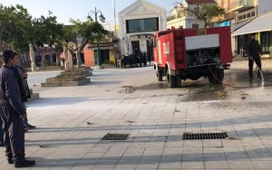 Εργασίες καθαριότητας και ευπρεπισμού στην πόλη του Ληξουρίου (εικόνες)