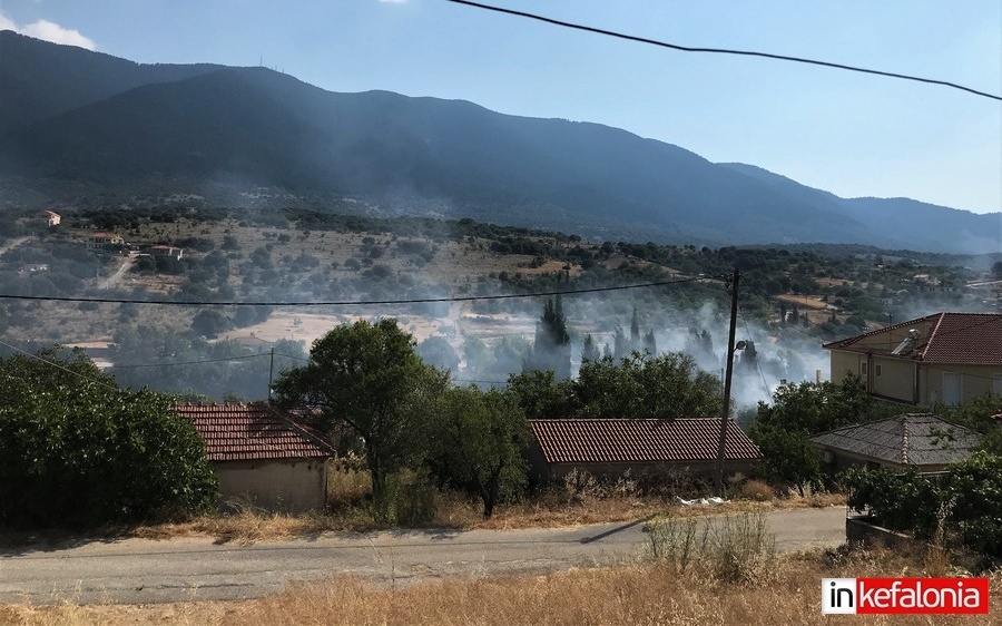 Υπό πλήρη έλεγχο η πυρκαγιά στο Διγαλέτο Σάμης