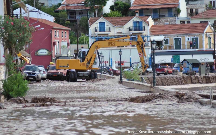 Ανακοίνωση ΟΜ ΣΥΡΙΖΑ Σάμης για τις πλημμύρες