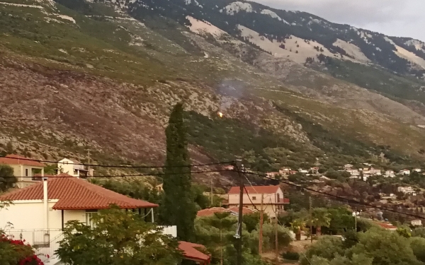 Γρήγορα υπό έλεγχο η αναζοπύρωση στα Σιμωτάτα (εικόνες)