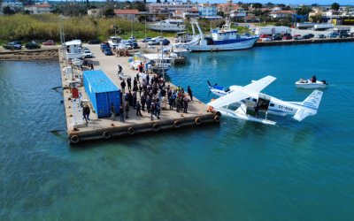 Η Κυλλήνη μπαίνει στον χάρτη των υδροπλάνων με την πρώτη προσθαλάσσωση