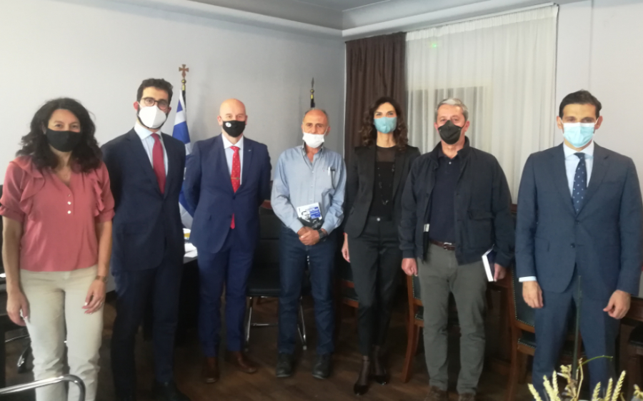 Δήμος Αργοστολίου: Συνάντηση με Ιταλούς αξιωματούχους & στρατιωτικούς