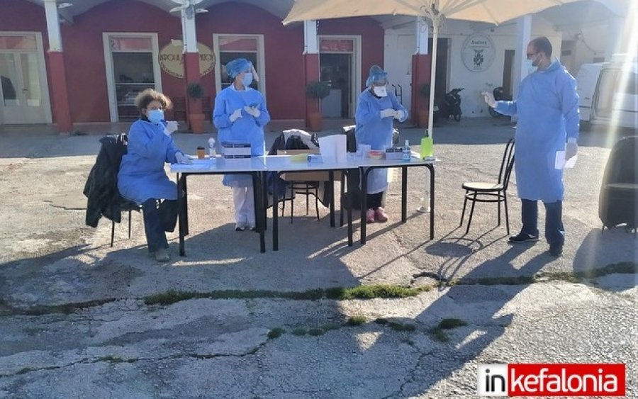 Σε εξέλιξη η διαξαγωγή Rapid Test στις Λαϊκές Κατοικίες Αργοστολίου