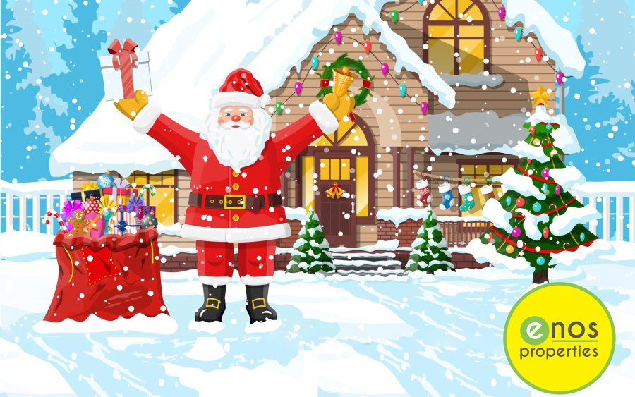 Το μεσιτικό γραφείο Enos Properties σας εύχεται Χρόνια Πολλά &amp; Καλή Χρονιά με υγεία