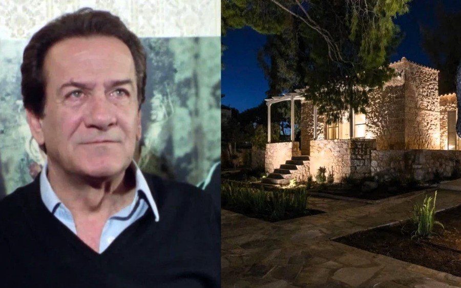 Η ιστορική πέτρινη βίλα του Αλέκου Αλεξανδράκη στο «σφυρί» – Η τιμή και φωτογραφίες από την ανακαίνισή της