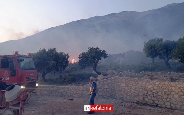 Φωτιά στην περιοχή των Σισσίων