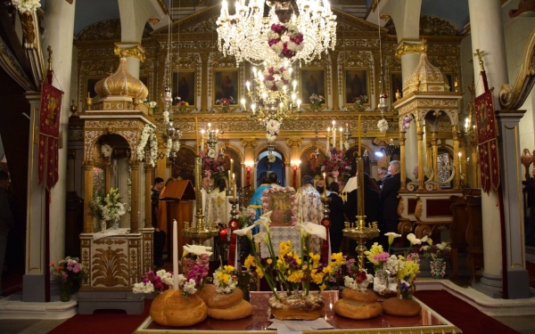 Λαμπρός εορτασμός στον Ι.Ν.Ευαγγελίστριας Παλαιόκτιστης Πεσσάδας και η επιμνημόσυνη δέηση στο Μνημείο των Ηρώων (εικόνες)