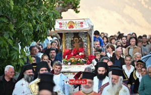 Με λαμπρότητα η λιτανεία της Παναγίας των Σισσίων στο Κάστρο Αγίου Γεωργίου