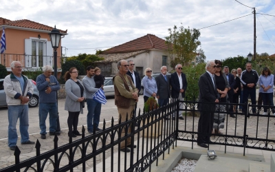 Επιμνημόσυνη δέηση και καταθέσεις στεφάνων στην Πεσσάδα (εικόνες)