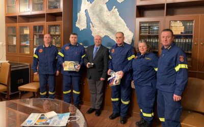 Συνάντηση Κουρή με τη νέα ηγεσία της Πυροσβεστικής για την πολιτική προστασία σε Κεφαλονιά και Ιθάκη