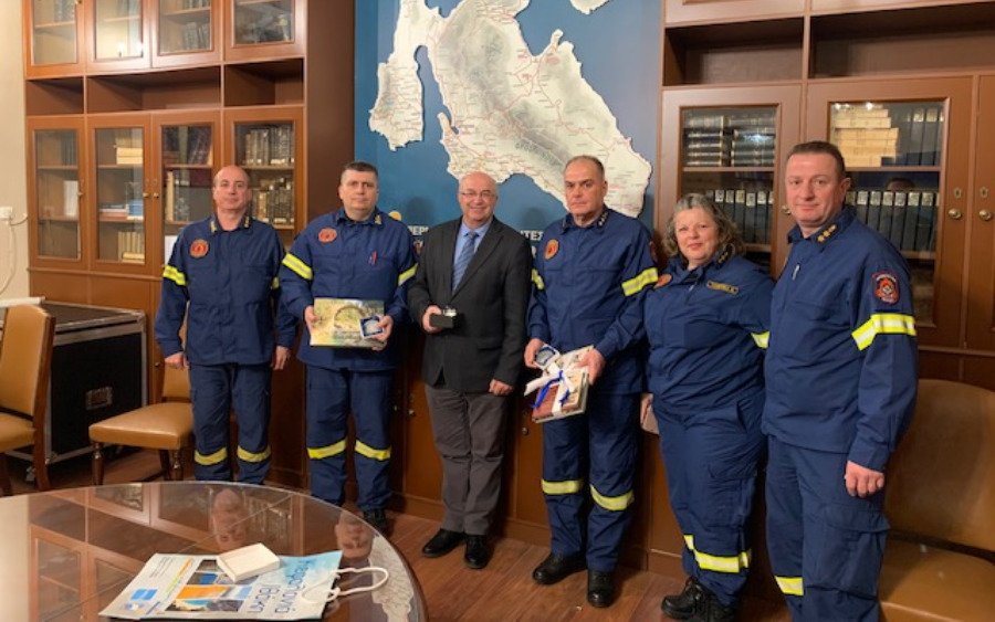 Συνάντηση Κουρή με τη νέα ηγεσία της Πυροσβεστικής για την πολιτική προστασία σε Κεφαλονιά και Ιθάκη