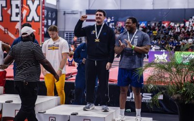 Νέο ατομικό ρεκόρ για τον Δημήτρη Αντωνάτο με 17.92μ. στο Big12 Championships