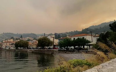 Φωτιά στην Εύβοια: Καλούν κατοίκους και τουρίστες από τις Ροβιές να πάνε στην παραλία – Ύστατη ελπίδα το ανθρώπινο φράγμα των πυροσβεστών