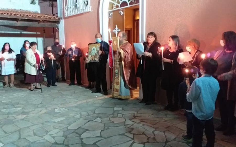 Περατάτα: Ανάσταση στην Παναγία του Βάτου (εικόνες)