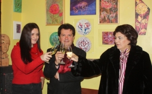 Η εικαστική Βασιλόπιτα του Κώστα Ευαγγελάτου στο ART STUDIO EST- LA CHAMBRE