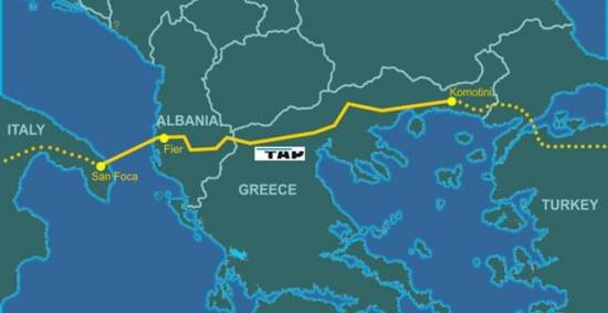 Μεγάλης σημασίας για την Ελλάδα η κατασκευή του αγωγού ΤΑΡ