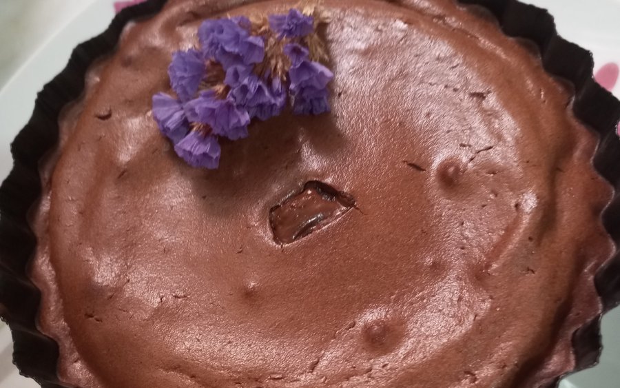 Θεϊκό σουφλέ σοκολάτας στο air fryer από την Σία Λαδά