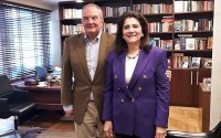 Συνάντηση Ρόδης Κράτσα – Τσαγκαροπούλου με τον τ. Πρωθυπουργό Κώστα Καραμανλή