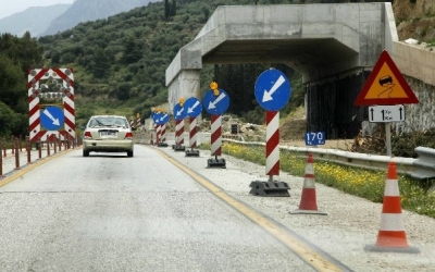 Κυκλοφοριακές ρυθμίσεις στην Κορίνθου - Πατρών λόγω κακοκαιρίας