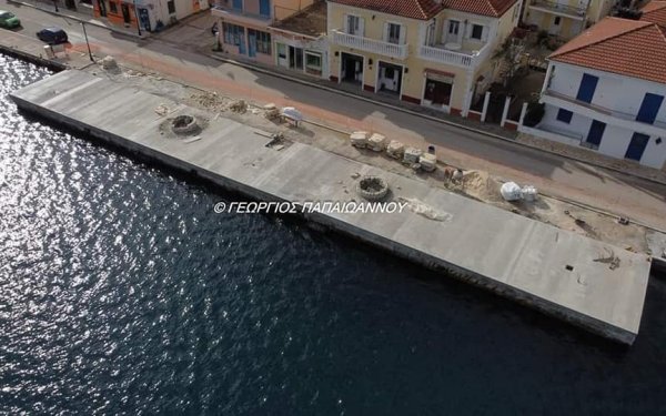 Δ. Στανίτσας: "Ολοκληρώνεται η ανάπλαση της προβλήτας στο Βαθύ Ιθάκης"