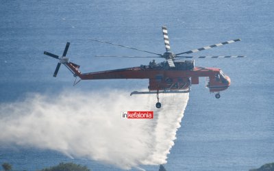 Η μεγάλη φωτιά στη Λειβαθώ σε 60 φωτογραφικά κλικ
