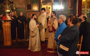 Αργοστόλι: Ο Μέγας Εσπερινός του Αγίου Σπυρίδωνα στο Λιθόστρωτο (εικόνες)
