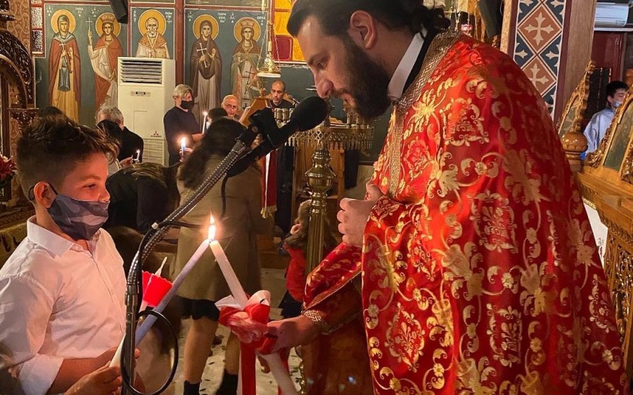 Ανάσταση στην Παναγία Λουτριώτισσα στην Σάμη (εικόνες/video)