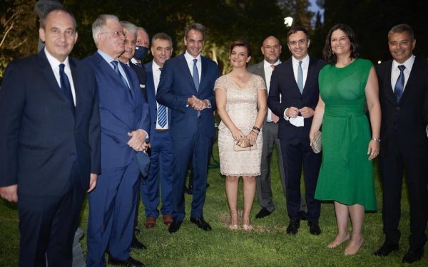 Ο Παναγής Καππάτος στη δεξίωση για την 47η επέτειο από την αποκατάσταση της Δημοκρατίας στο Προεδρικό Μέγαρο (εικόνες)