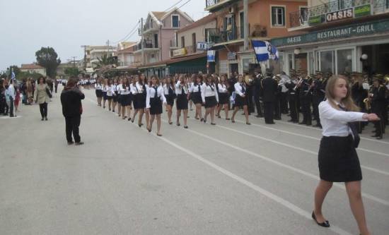 Ο εορτασμός της 28ης Οκτωβρίου και η παρέλαση στο Ληξούρι