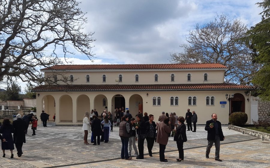 Εικόνες από την Κυριακή τον Βαΐων στο μοναστήρι του Αγίου Γεράσιμου