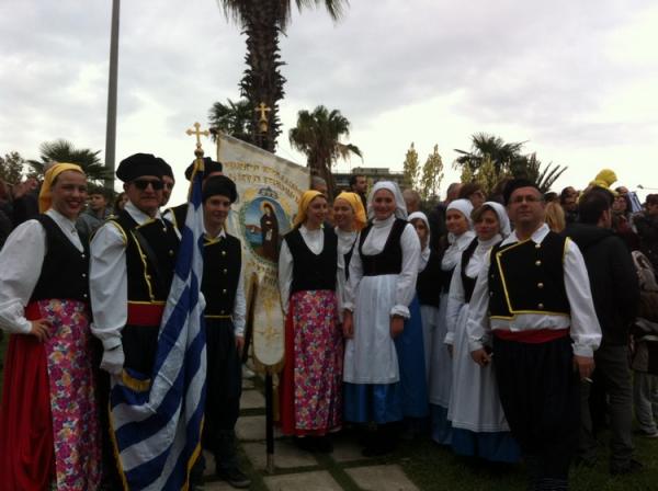 Παρήλασε ο Σύλλογος Κεφαλονιτών ''ο Αγιος Γεράσιμος'' στην Θεσσαλονίκη