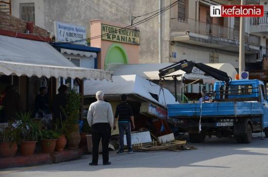 Κατεδαφίστηκε το ιστορικό περίπτερο στο Αργοστόλι