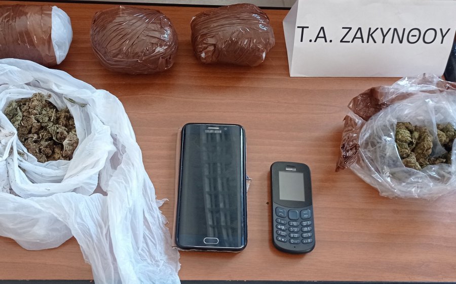 Συνελήφθη αλλοδαπός για διακίνηση ναρκωτικών ουσιών στην Ζάκυνθο