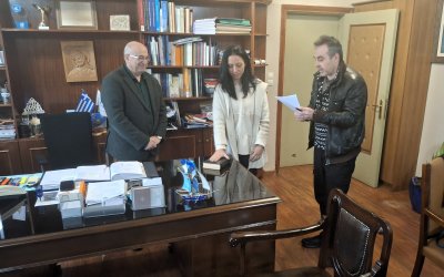 Ορκωμοσία και ανάληψη καθηκόντων νέας υπαλλήλου στην Περιφέρεια
