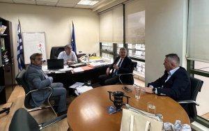 Καππάτος: Συναντήσεις εργασίας με τον Δήμαρχο Ιθάκης Διονύση Στανίτσα