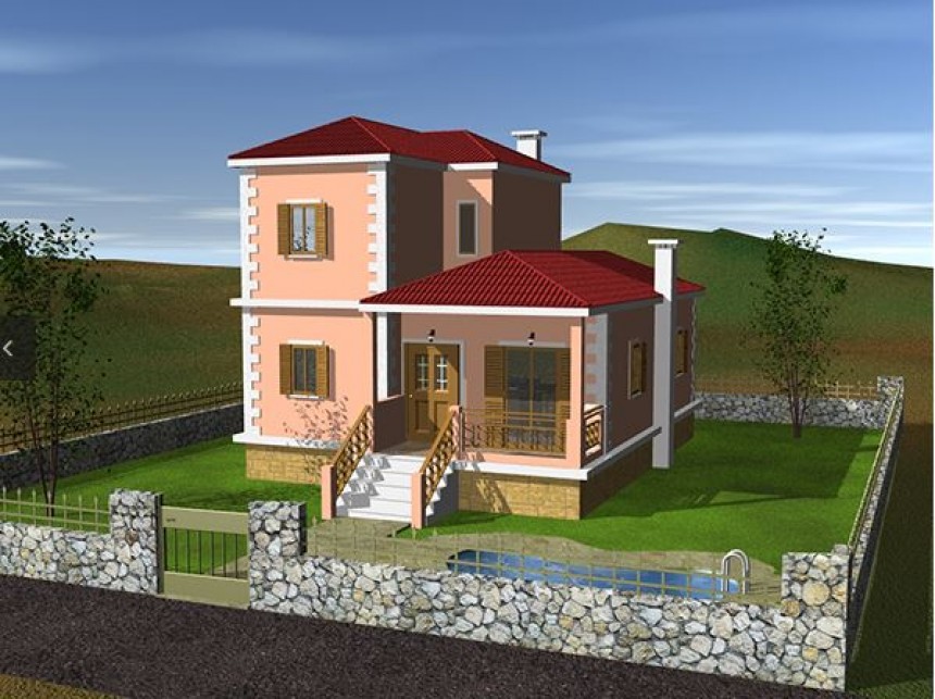 Πρόταση κατασκευής διώροφης κατοικίας, στην Κεφαλονιά
