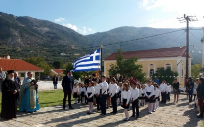 Ο εορτασμός της 28ης Οκτωβρίου στα Ομαλά (εικόνες)