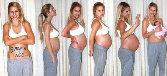 9 μήνες εγκυμοσύνη, 1000 φωτογραφίες σε ένα τετράλεπτο βίντεο