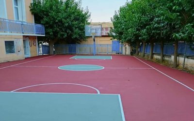 Δ. Στανίτσας: "Οκληρώθηκε η επισκευή του γηπέδου μπάσκετ και χώρου άθλησης του Δημοτικού Σχολείου Ιθάκης"