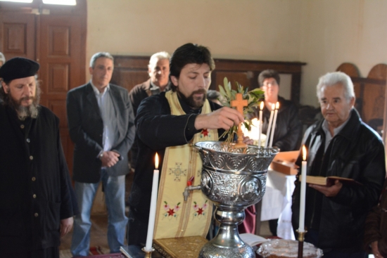 Αγιασμός στην Αγία Παρασκευή Ταφιού Κηπουραίων