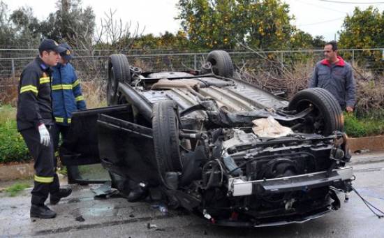 Νεκροί δύο νεαροί σμηνίτες σε τροχαίο στην Εθνική οδό Πατρών - Πύργου