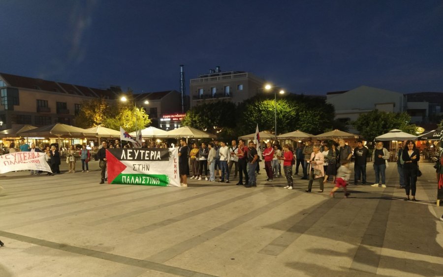 Το Εργατικό Κέντρο για την συγκέντρωση αλληλεγγύης στον δοκιμαζόμενο λαό της Παλαιστίνης