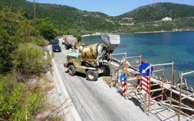 «Οργασμός έργων» από την Περιφέρεια στην Ιθάκη (εικόνες)