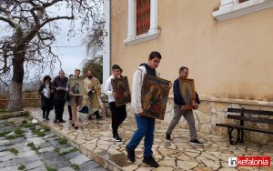 Κυριακή της Ορθοδοξίας στην Αγία Μαρίνα Βλαχάτων - Η λιτάνευση των ιερών εικόνων (εικόνες/video)