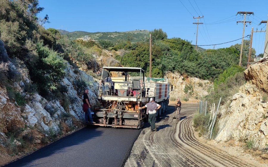 Έργα βελτίωσης περιφερειακού δρόμου Σκάλας - Ν. Κουρκουμέλης: &quot;Ηταν κάτι που χρειαζόταν&quot; (Εικόνες)