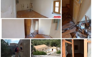 "Μπάτε σκύλοι αλέστε" στο βανδαλισμένο κτίριο του Κάστρου της Άσσου! Τουρίστες φωτογραφίζονται ανάμεσα σε σκουπίδια, κατεστραμμένες πόρτες και σπασμένα γυαλιά! (εικόνες)