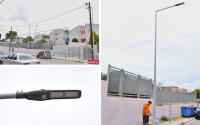 Φωτιστική αναβάθμιση στον Περιφερειακό Αργοστολίου, με νέα φωτιστικά τεχνολογίας LED (εικόνες)